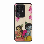 Krishna Eternal Lotus Glass Case for Vivo T4X 5G