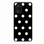 Classic Polka Dot Glass Phone Case for Realme 9 5G