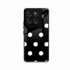 Classic Polka Dot Glass Phone Case for Motorola Edge 60 Stylus 5G