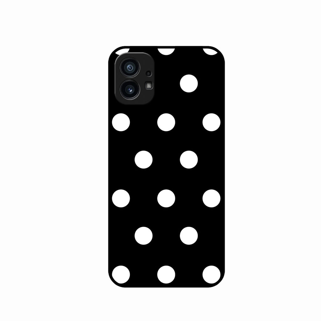 Classic Polka Dot Glass Phone Case for Nothing Phone 1