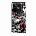 Japanese Wave Drift Racing Premium Glass Phone Case for Realme Gt 7 5G - ShopOnCliQ