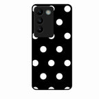 Classic Polka Dot Glass Phone Case for Vivo T3 5G