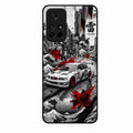 Japanese Wave Drift Racing Premium Glass Phone Case for Redmi Note 11T 5G