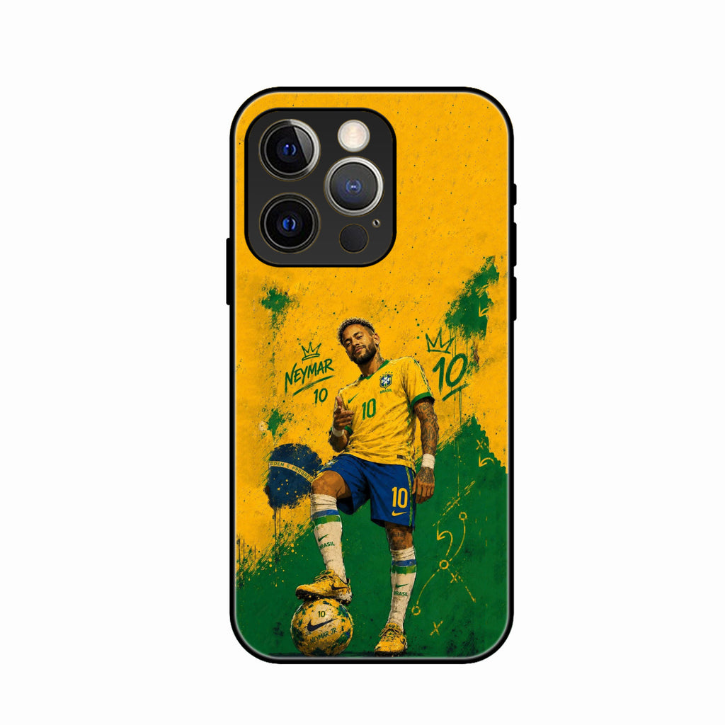 Golden Striker Glass Phone Case for iPhone 14 Pro Max