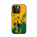 Golden Striker Glass Phone Case for iPhone 14 Pro Max