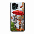 Rainy Day Cartoon Glass Phone Case for Oppo K13 Turbo 5G