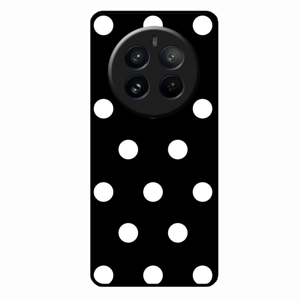 Classic Polka Dot Glass Phone Case for Realme 12 Pro 5G