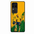 Golden Striker Glass Phone Case for Vivo V30 Pro 5G