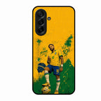 Golden Striker Glass Phone Case for Samsung Galaxy A36 5G