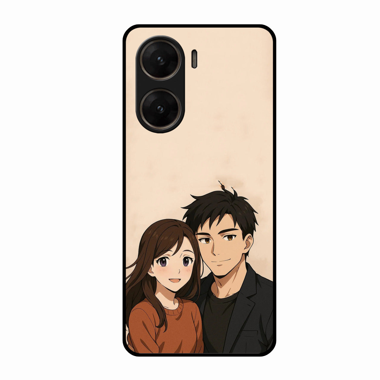 Custom Personalised Art Photo Glass Case for Vivo V29E 5G