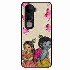 Krishna Eternal Lotus Glass Case for Vivo Y400 5G