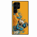Divine Krishna Gopal Premium Glass Phone Case for Samsung Galaxy S24 Ultra 5G