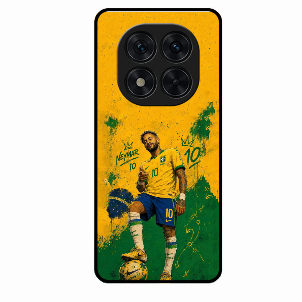 Golden Striker Glass Phone Case for Redmi Note 14 Pro 5G