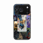 Eternal Radha Krishna Love Glass Phone Case for iPhone 17 Pro