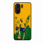Golden Striker Glass Phone Case for Oppo A5X 5G