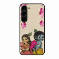 Krishna Eternal Lotus Glass Case for Samsung Galaxy S23 5G