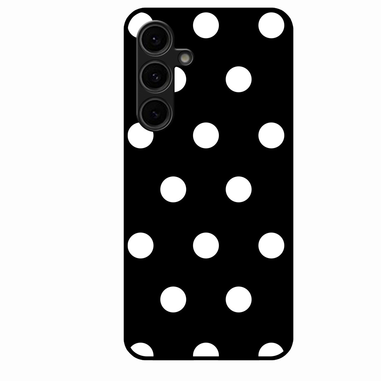 Classic Polka Dot Glass Phone Case for Samsung Galaxy S24 Fe 5G