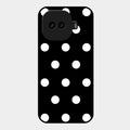 Classic Polka Dot Glass Phone Case for iQOO 15R 5G