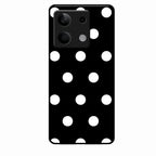 Classic Polka Dot Glass Phone Case for Redmi Note 13 5G