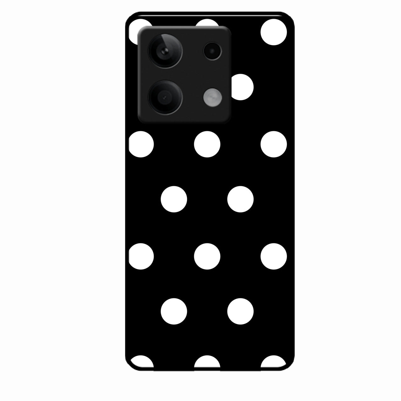 Classic Polka Dot Glass Phone Case for Redmi Note 13 5G
