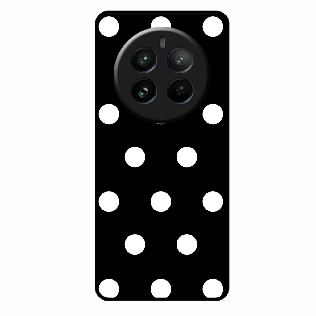 Classic Polka Dot Glass Phone Case for Realme 12 Pro Plus 5G