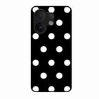 Classic Polka Dot Glass Phone Case for Vivo V60e 5G