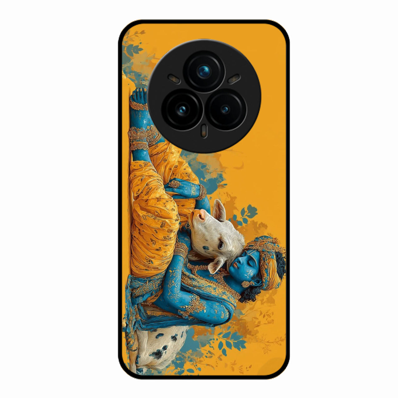 Divine Krishna Gopal Premium Glass Phone Case for Realme 14 Pro Plus 5G