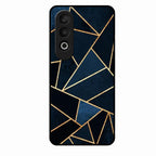 Midnight Gold Geometric Premium Glass Phone Case for Oneplus Nord Ce 4 5G