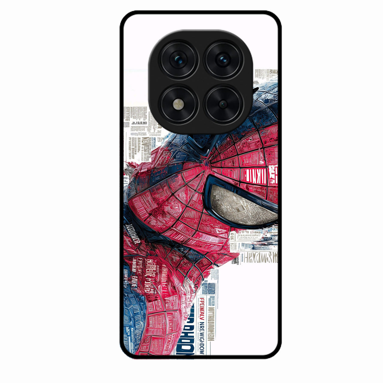 Red Blue Web Hero Glass Phone Cover for Redmi Note 14 Pro 5G