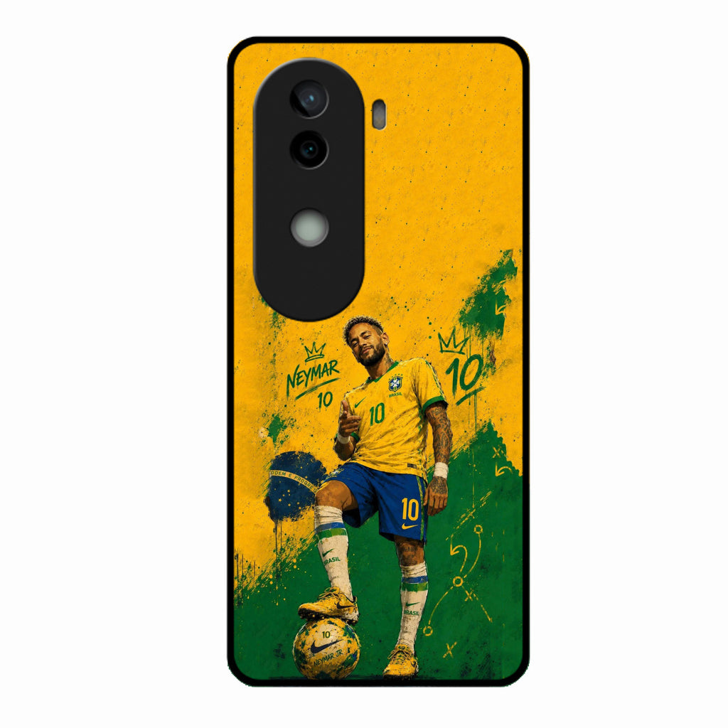 Golden Striker Glass Phone Case for Vivo V40E 5G