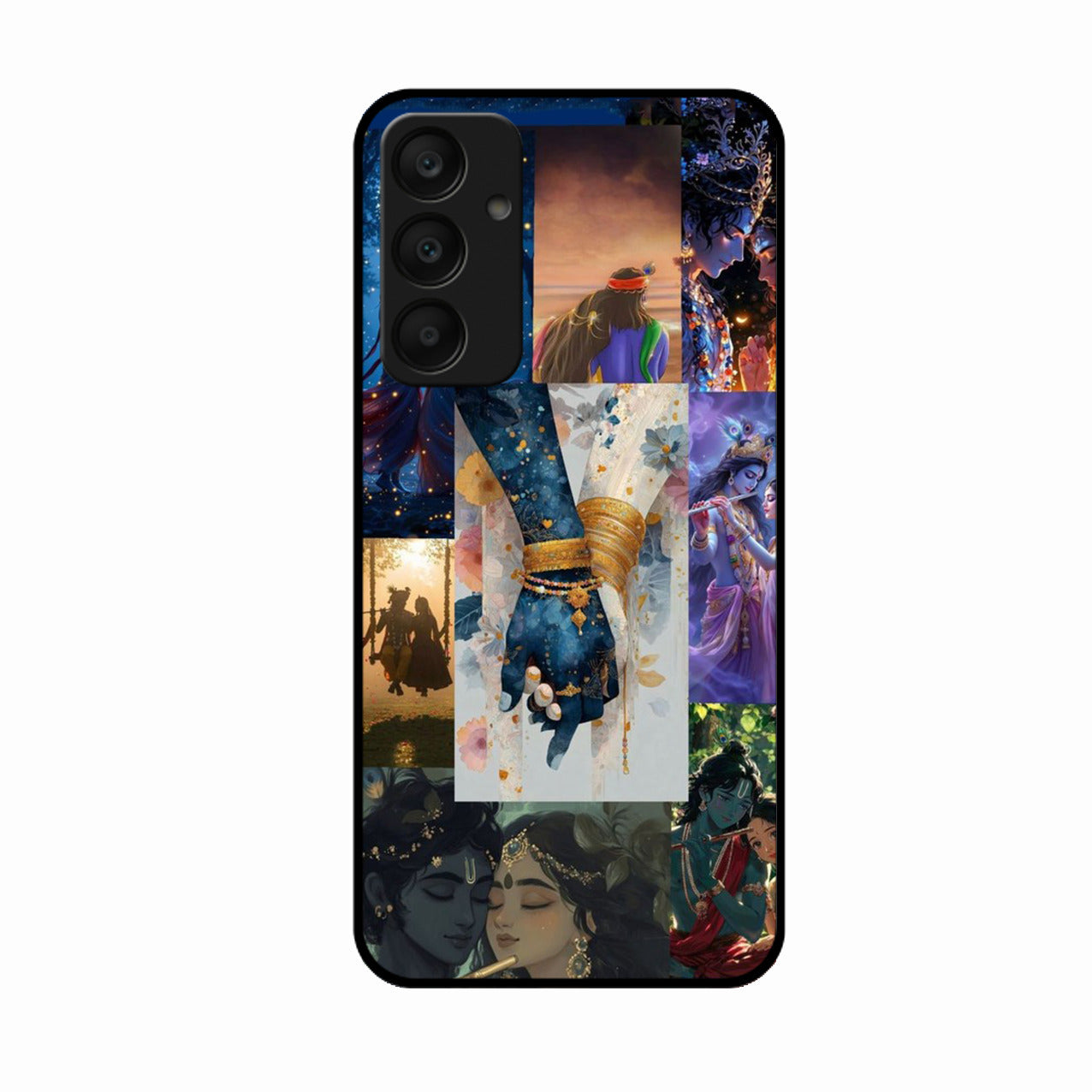 Eternal Radha Krishna Love Glass Phone Case for Oneplus 8T
