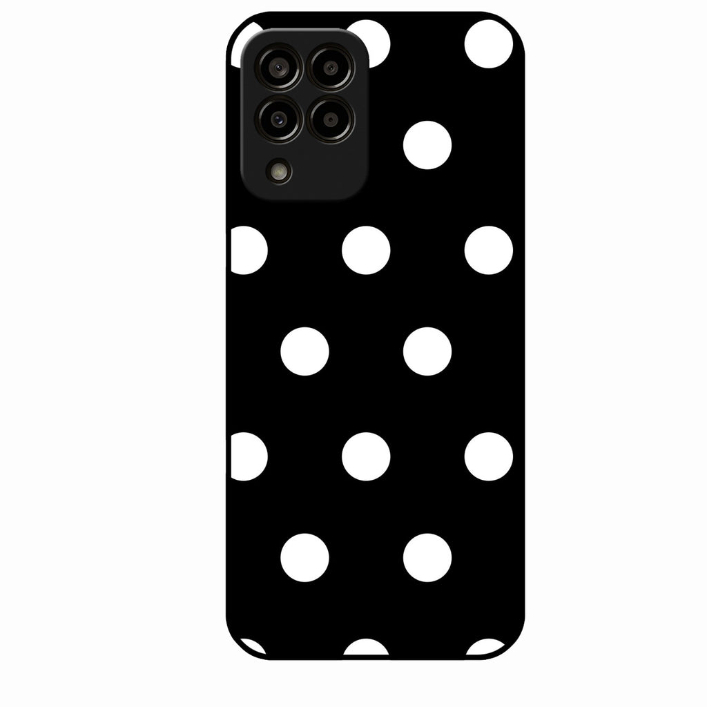 Classic Polka Dot Glass Phone Case for Samsung Galaxy M33 5G