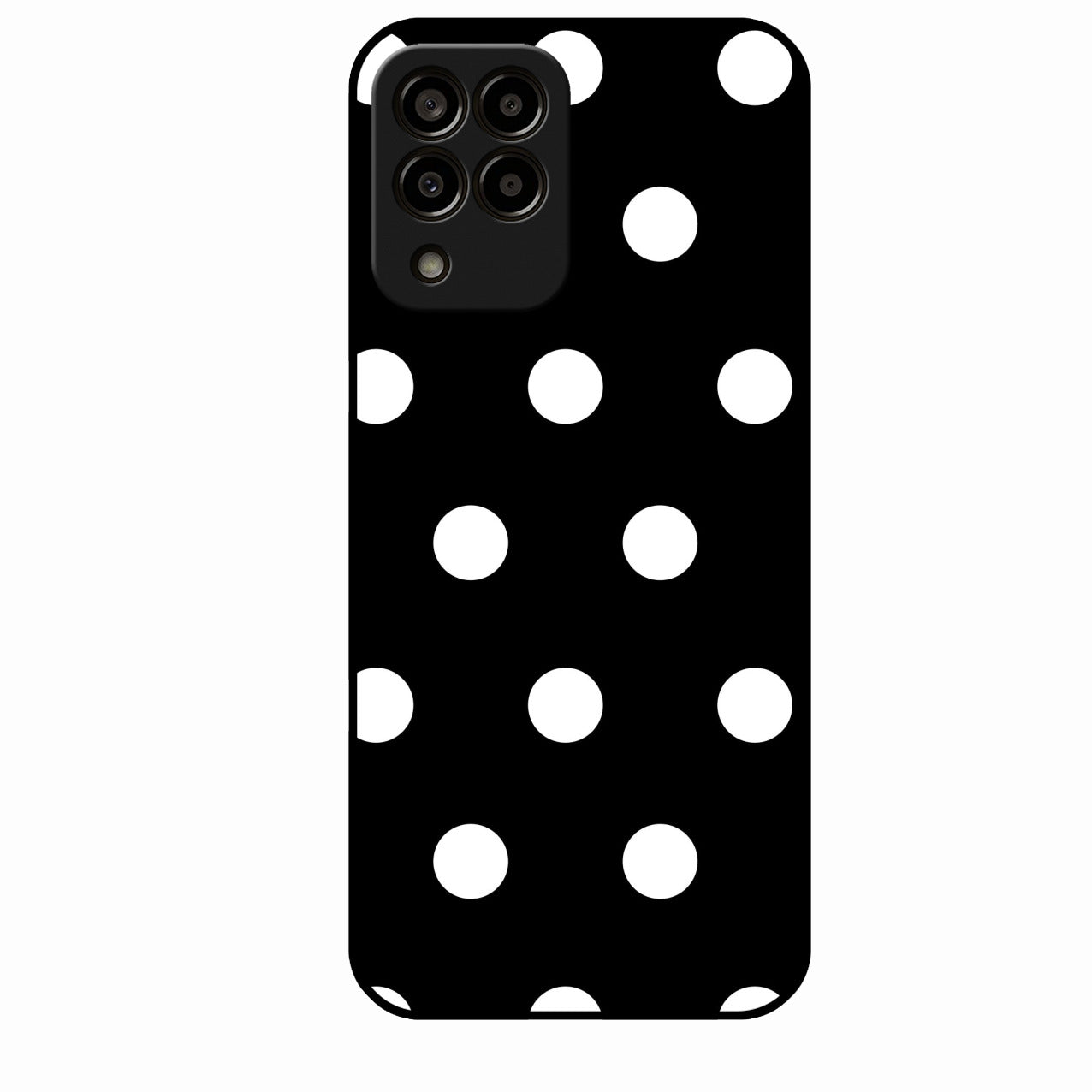 Classic Polka Dot Glass Phone Case for Samsung Galaxy M33 5G