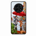 Rainy Day Cartoon Glass Phone Case for Realme 12 5G