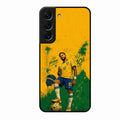 Golden Striker Glass Phone Case for Samsung Galaxy S22 5G