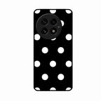 Classic Polka Dot Glass Phone Case for Oneplus 13 5G