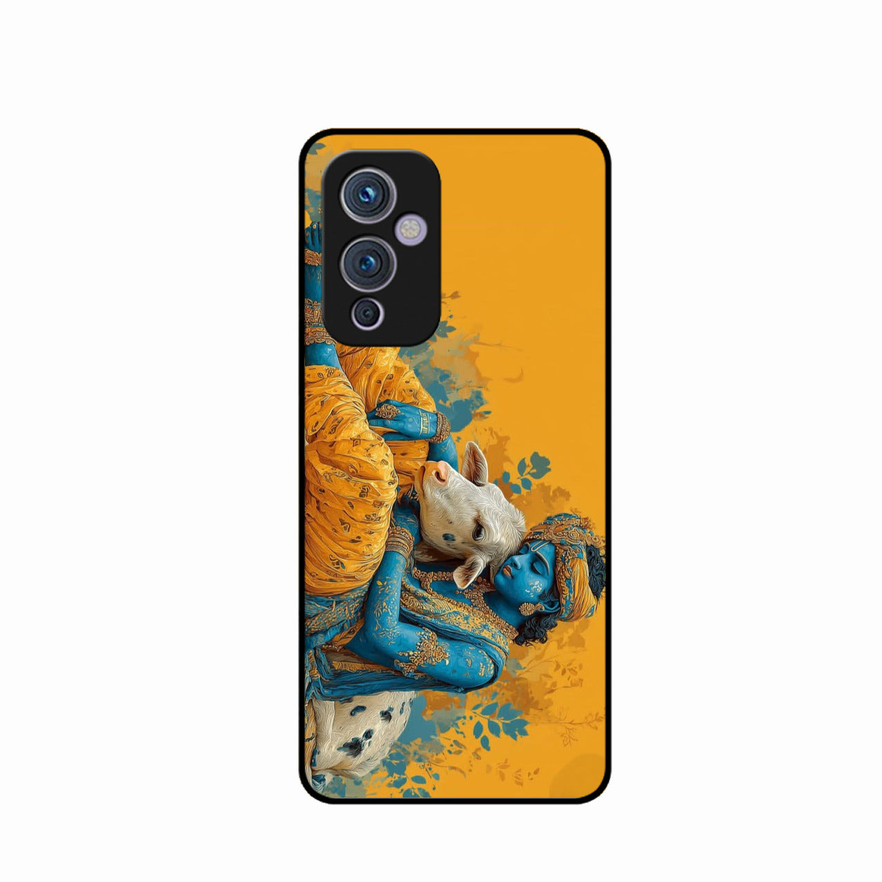 Divine Krishna Gopal Premium Glass Phone Case for Oneplus 9 5G