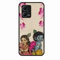 Krishna Eternal Lotus Glass Case for Redmi Note 12 5G
