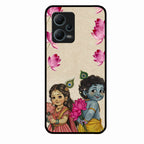 Krishna Eternal Lotus Glass Case for Redmi Note 12 5G