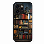 Colorful Bookshelf Art Glass Case Cover for Oppo Reno 15 Pro Mini 5G