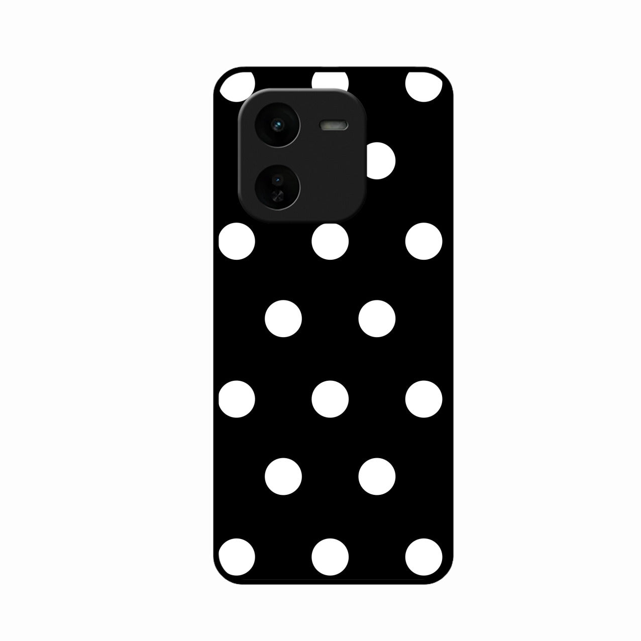 Classic Polka Dot Glass Phone Case for iQOO Z9X 5G