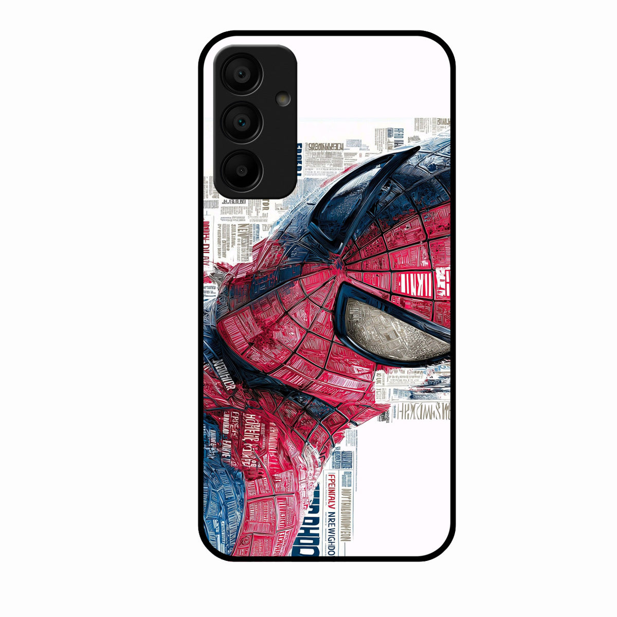 Red Blue Web Hero Glass Phone Cover for Samsung Galaxy M15 5G