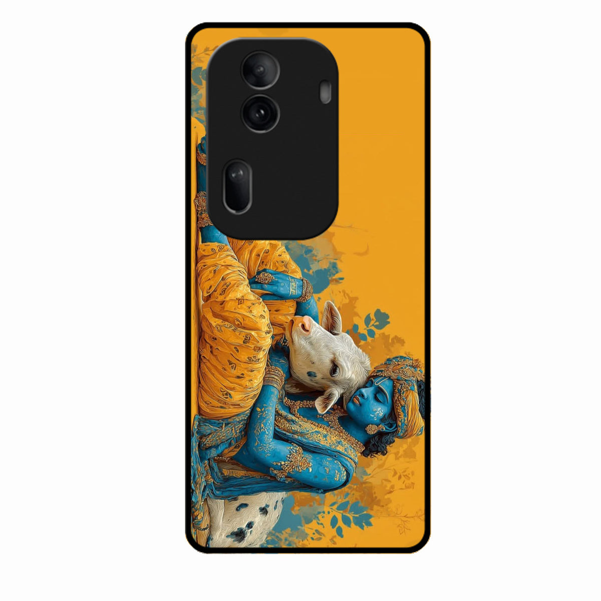 Divine Krishna Gopal Premium Glass Phone Case for Oppo Reno 11 Pro 5G