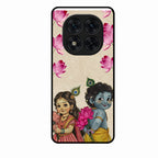 Krishna Eternal Lotus Glass Case for Poco X7 5G