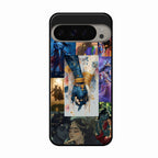 Eternal Radha Krishna Love Glass Phone Case for Google Pixel 9 Pro Xl