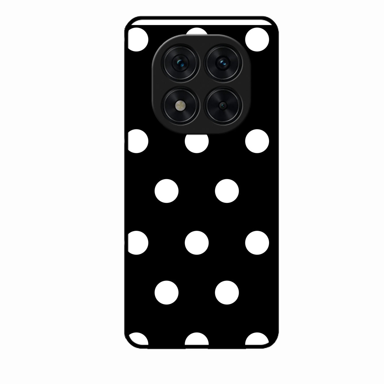 Classic Polka Dot Glass Phone Case for Poco X7 5G
