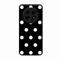 Classic Polka Dot Glass Phone Case for Realme 14 Pro Lite 5G