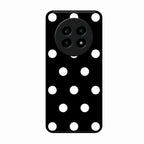 Classic Polka Dot Glass Phone Case for Realme 14 Pro Lite 5G