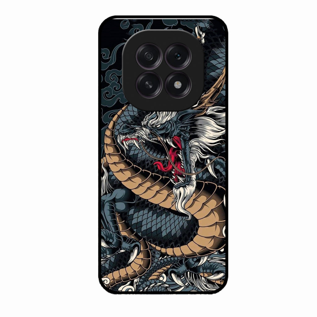 Midnight Dragon Glass Phone Case for Oppo F29 5G