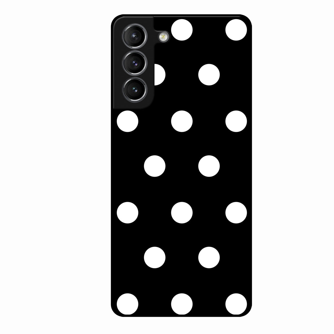 Classic Polka Dot Glass Phone Case for Samsung Galaxy S21